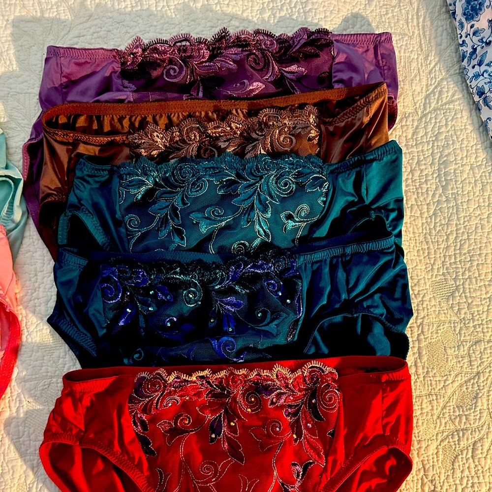 Soma Sensuous Lace High Leg Briefs size S
